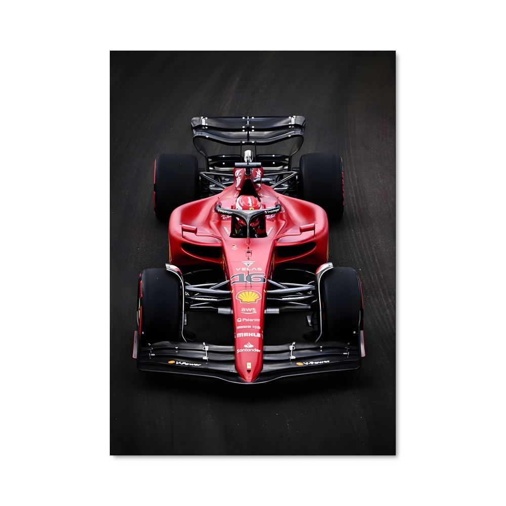 Poster Ferrari F1-75 Race Ready